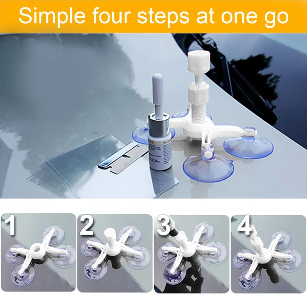Windshield Repair Kits DIY Car Window Tools Glass Scratch Windscreen Crack Restore Screen Polishing Car-styling | Инструменты