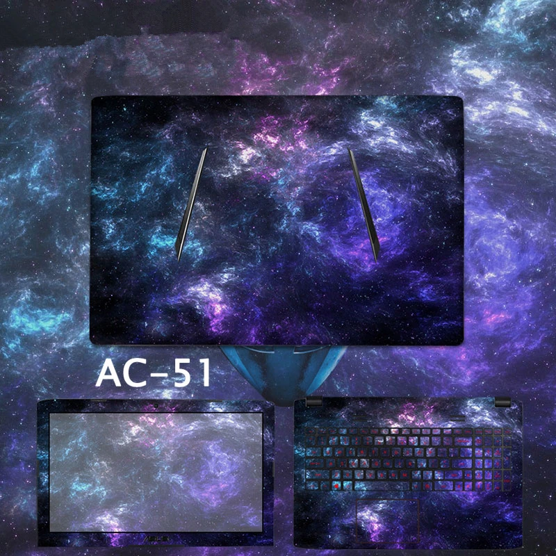 Decal Laptop Sticker for Asus Flying Fortress fx53vd fx60vm fx50 fx-pro fx71pro Notebook Skin for Asus zx53 zx50j Laptop Skin