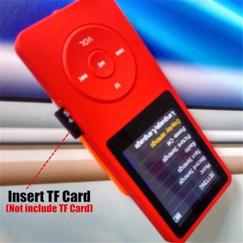 1," TFT экран 4 Гб HiFi спортивный музыкальный MP3-плеер с TF/SD слотом для карт(максимальная поддержка 32 ГБ), FM, рекордер, электронная книга, 80 ч рабочее время