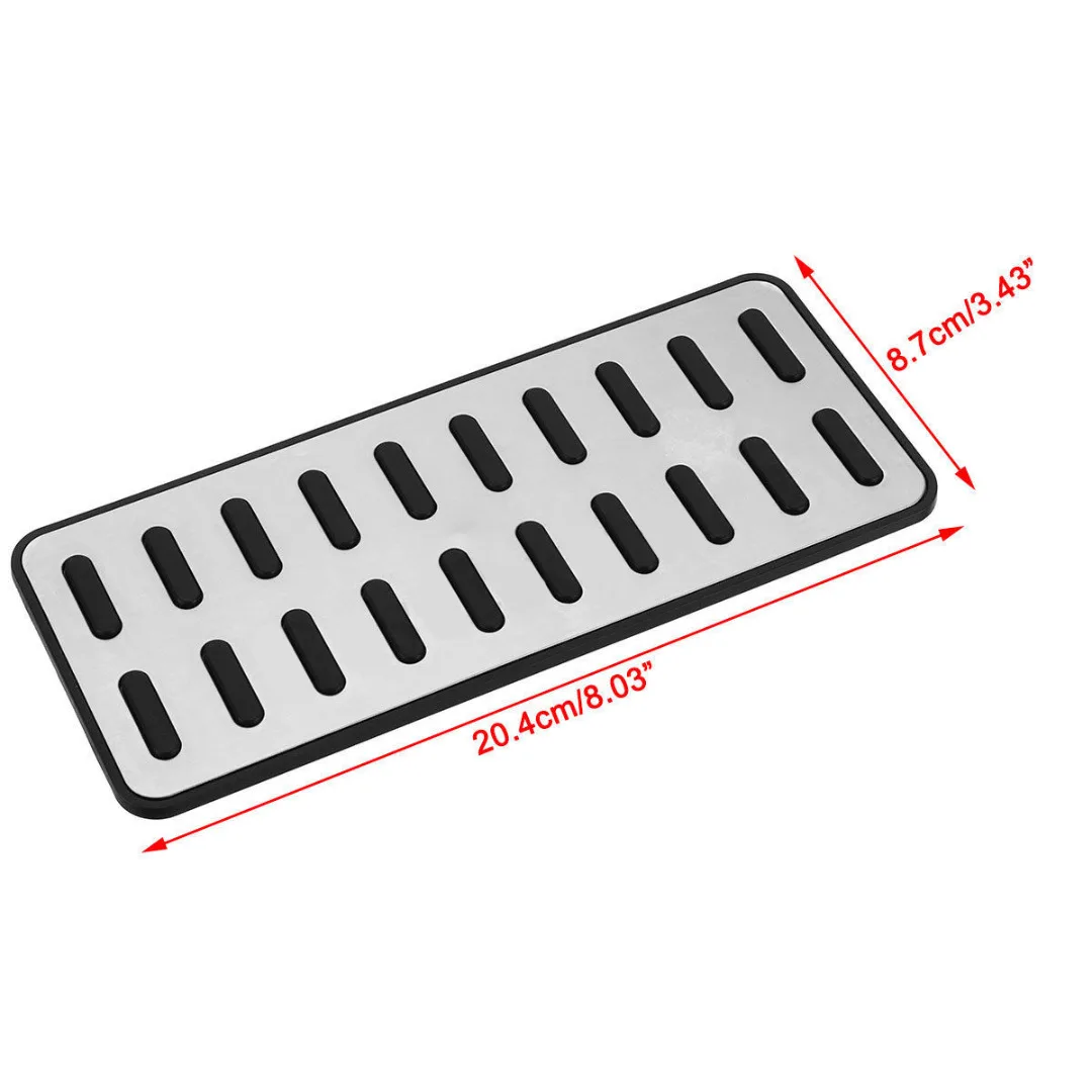Mayitr 1pc Durable Alloy Footrest Auto Car Interior Foot Rest Pedal Cover For Hyundai Elantra i30 KIA Optima K5