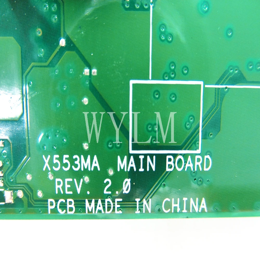 Najtaniej X553MA płyty głównej płyta główna REV2.0 dla ASUS F503M X503M F553MA F553M X553 X553M X503MA D503 D503M X553MA laptopa płyty głównej płyta główna w testowany robocza