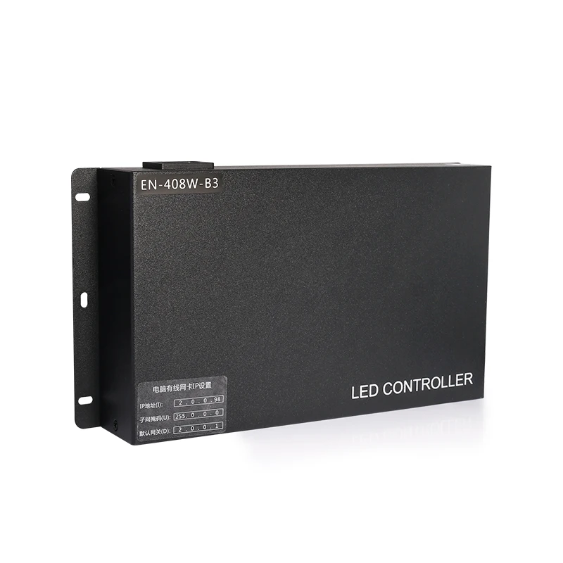 EN-408W Computer online control digital addressable strip light controller, 1024 pixel*8 CH, music control, concatenation