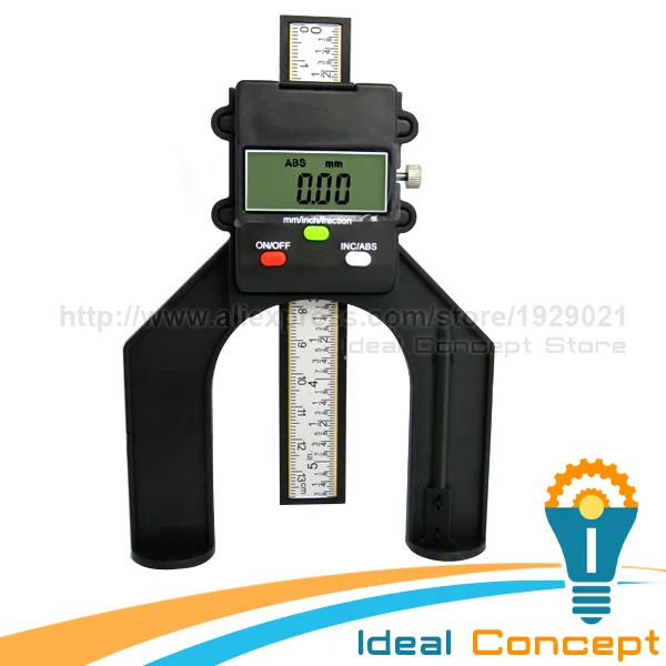 

Hand Router Depth Gauge Horizontal Vertical Measure Self Standing Digital Tread LCD Magnetic Feet