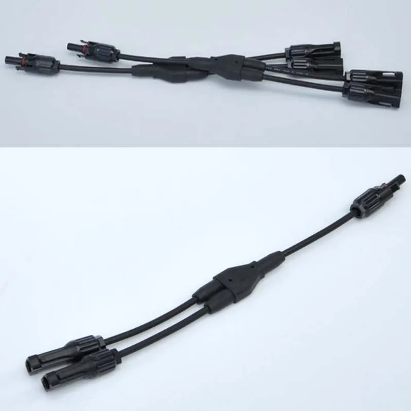 

Y Style MC4 Connector 2 in 1 Connector For 2 Pcs of Solar Panel 100W 150W 200w 250w 300w 350 RV Accessories Car Caravan Camp