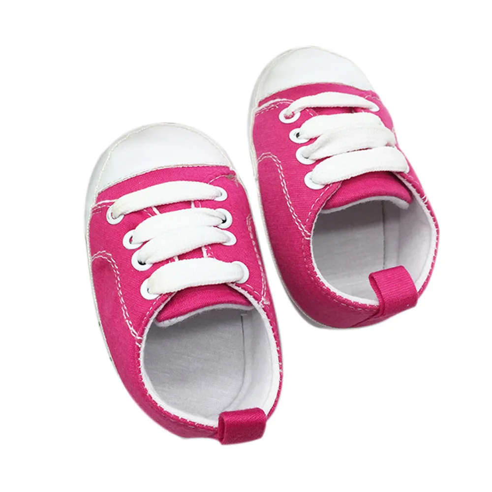 

Toddler Shoes Anti-Slip Soft Solid Canvas Shoes slippers for children baby shoes