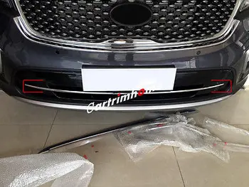 

ABS Chrome Front Bottom Grille Grill Cover Trim 1pcs For Kia Sorento 2016