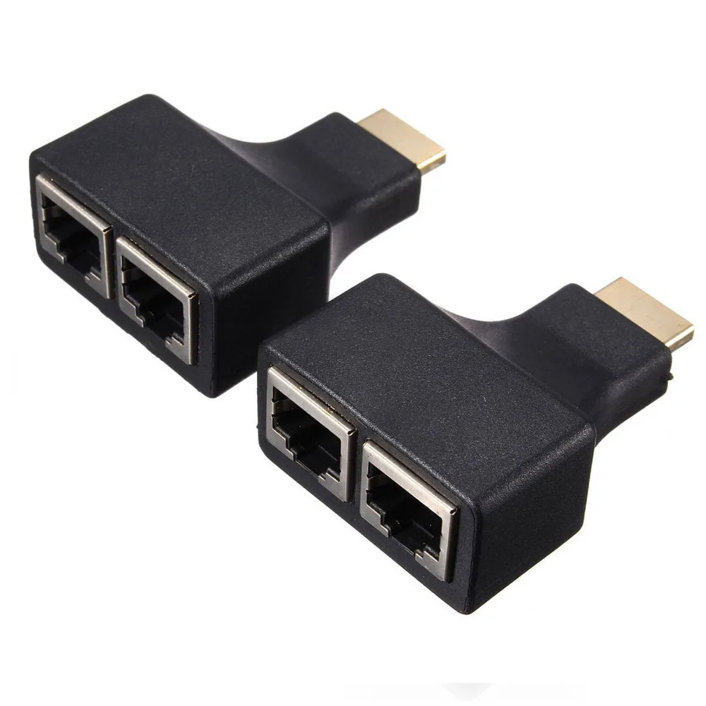 Buy HDMI to Dual Port RJ45 Network Cable Extender by