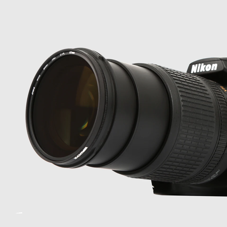 Zomei CPL круговой поляризатор Камера фильтр для Canon цифровых зеркальных фотокамер Nikon Камера линзы 52 мм/55/58/62 /67/72/77/82 мм