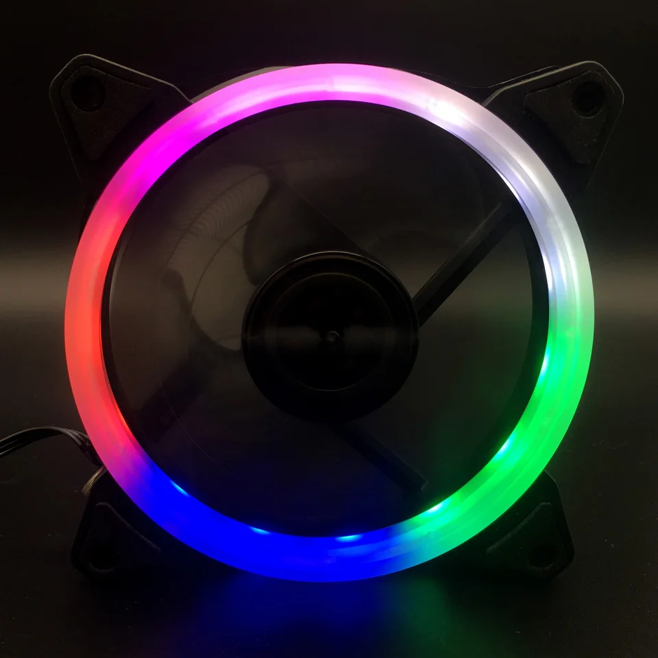 ZML F12025 120 мм RGB Вентилятор охлаждения компьютера вентилятор охлаждает со