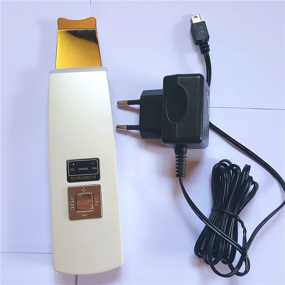  Portable Ultrasonic Facial Cleaner Face Care Tool Acne Removal Skin Cleaning Scrubber Ultrasound Pe