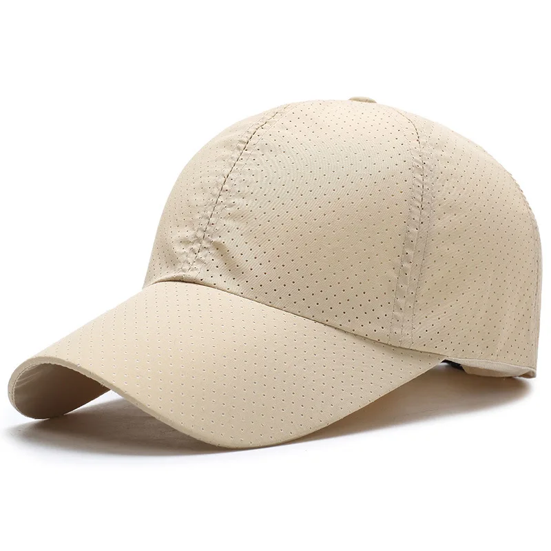 New Ultra-slim Summer Cap quick-drying fabric Summer Unisex Women Man Quick Dry Mesh Cap Running Hat Bone Breathable Hats - Цвет: K