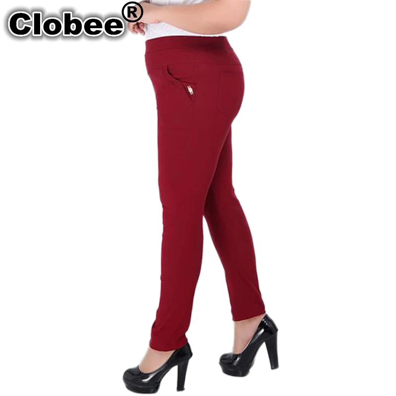 

New Arrival women pants Plus Size 6XL High Waist Elastic Pants Ladies Long Pants Casual Trousers Fashion Skinny Pencil Pants