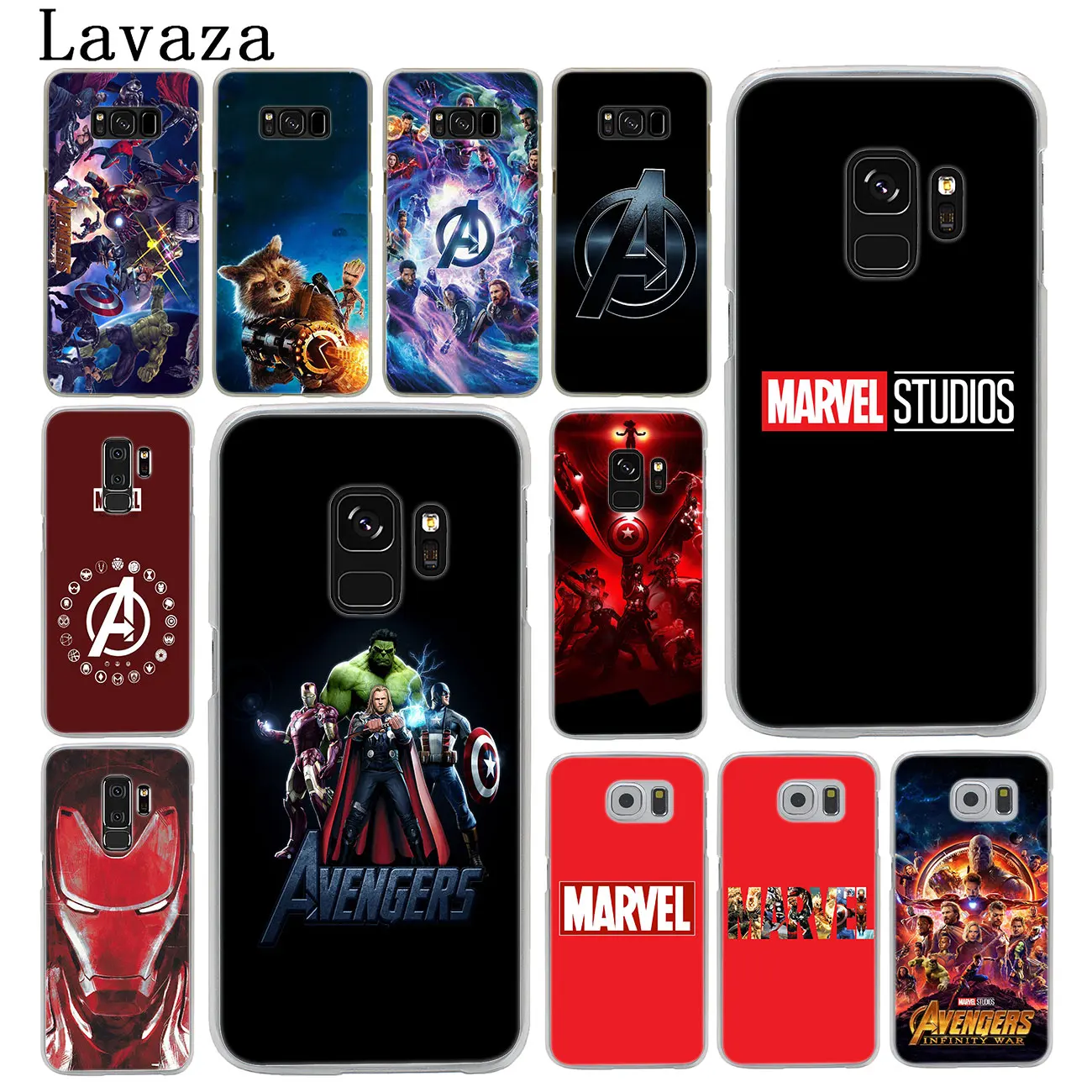 

Lavaza Marvel logo Avengers Endgame Thanos Phone Shell Case for Samsung Galaxy S10 E S10E S8 S9 Plus S6 S7 Edge Cover