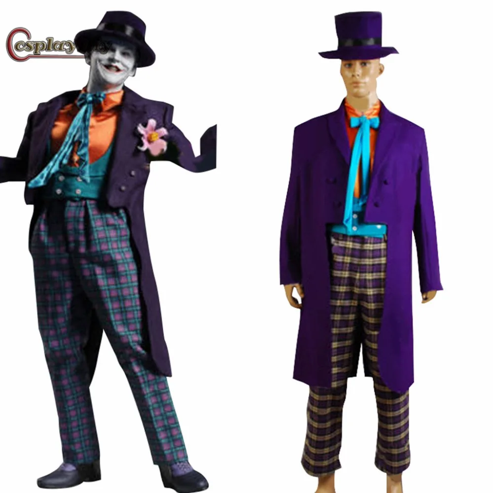 Cosplaydiy Il Cavaliere Oscuro Joker Costume Cosplay Costume Per Halloween  Costume Cosplay Con Cappello Guanti Custom Made|costume suits|joker cosplay  costumejoker cosplay - AliExpress