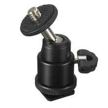 Portable camera bracket tripod LED light flash bracket installation 1/4 hot shoe adapter with lock cheap bracket