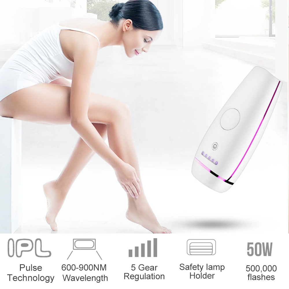 

1 Pcs Professional Permanent IPL Laser Epilator Hair Removal Photo Women Painless Threading Machine Electric Device
