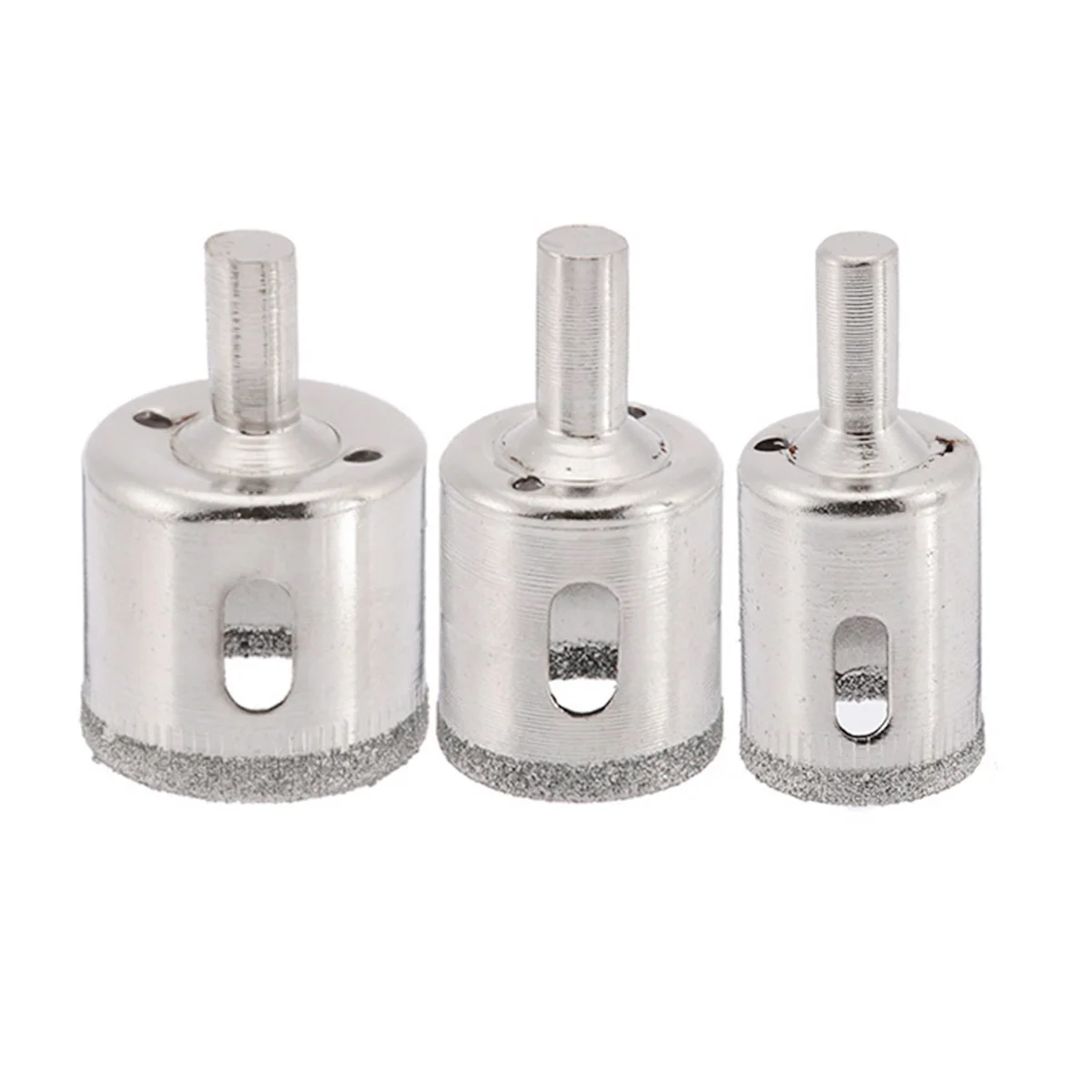 10pcs Diamond Holesaw Set Mayitr Drill Bit Hole Saw Cutter 6/8/10/12/14/16/18/22/26/32mm for Tile Glass Marble Ceramic Drilling