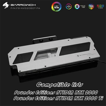 

Barrow GPU Block Full Cover For Founder edition RTX2080Ti/2080 LRC2.0 5V OLED Display Thermometer + Full Aluminum Panel