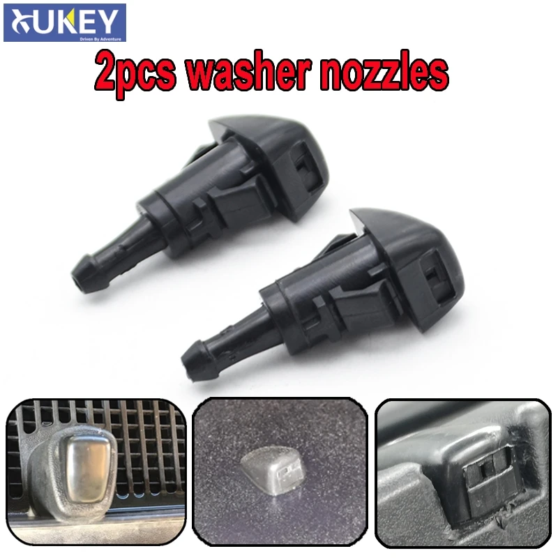 

Xukey x2 Front Windscreen Wiper Washer Jet Nozzle Nozzles For Kia Sorento 2 Sportage 4 For Hyundai Veracruz Verna Creta ix55