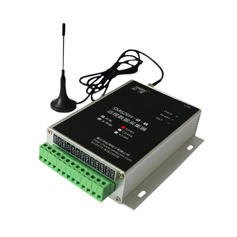 

GPRS RTU mains remote data collector SM626-A analog module collector