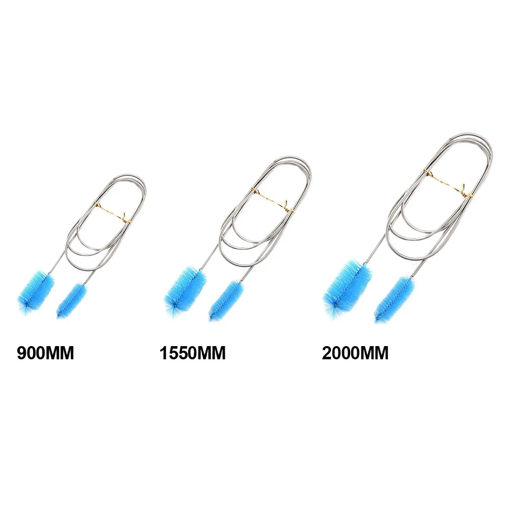 Нейлоновый гибкий двухсторонний шланг фильтр для воды многофункциональная воздушная щетка для чистки труб аквариумная трубка из нержавеющей стали