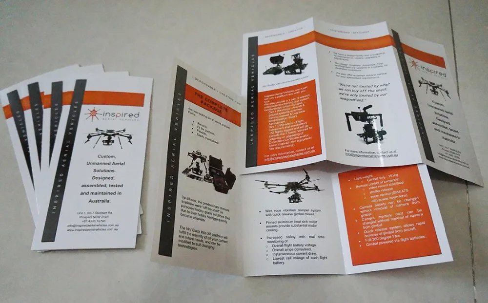 3 panel brochure