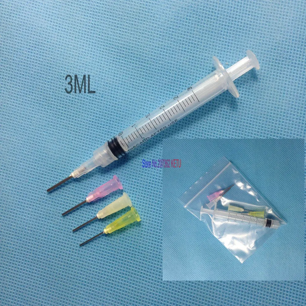 Buy 3 Sets/Lot Glue Dispensing Syringe applicator