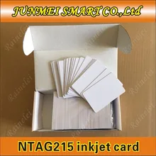 1000 шт. для струйной печати пустой ПВХ RFID TAG215 NFC карты для Espon принтер, принтер Canon