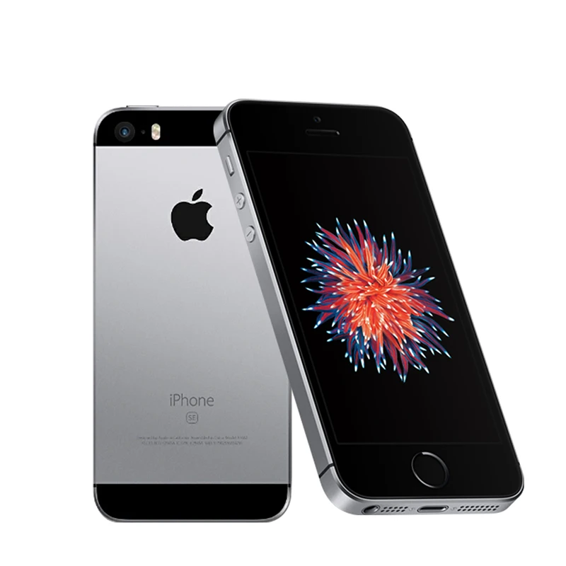 Разблокированный Apple iPhone SE двухъядерный процессор, 2 Гб RAM, 16 ГБ/64 Гб ROM 4 аппарат не привязан к оператору сотовой связи для мобильных телефонов на базе iOS Touch ID чип A9 4," 12.0MP SE чехол для телефона