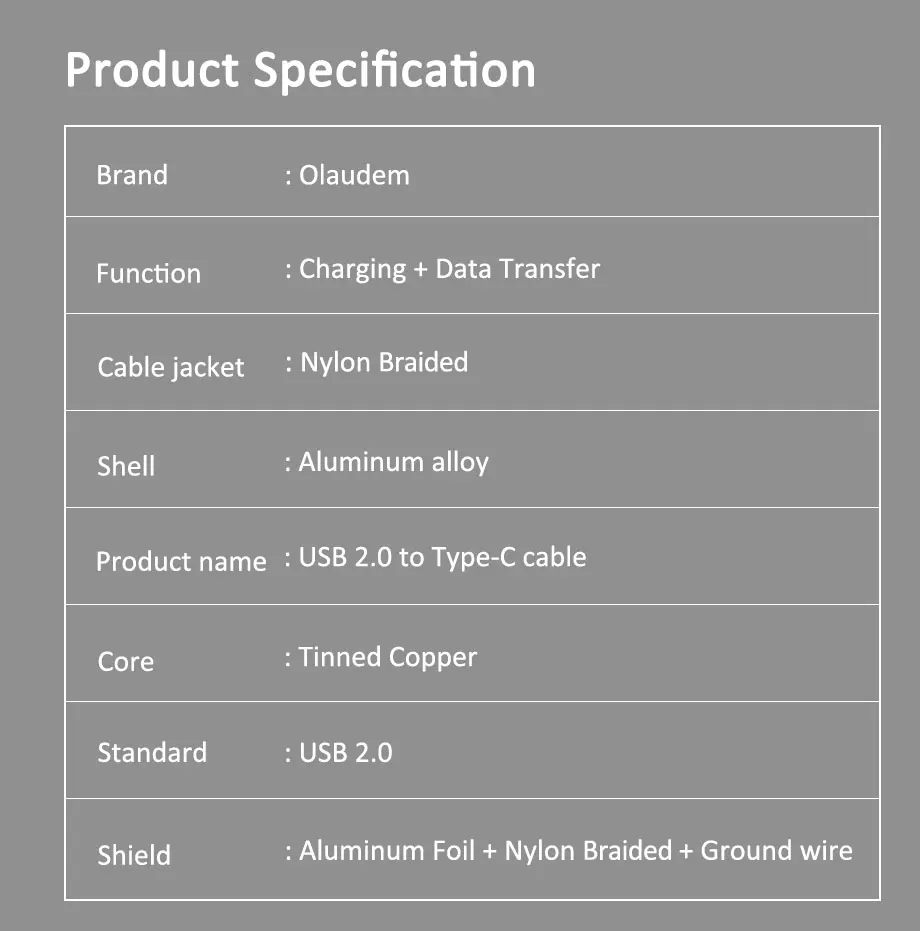 10.usb type c cable