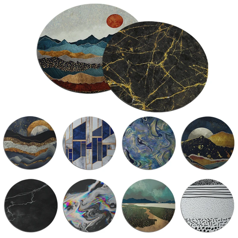 

MaiYaCa Cool New Amber dusk Customized MousePads Computer Laptop Mat Round mouse pad 20x20cm