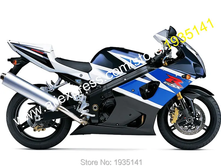 

Hot Sales,For Suzuki K3 GSXR1000 2003 2004 GSX-R1000 03 04 GSXR 1000 Blue White Black Motorcycle Fairing Kit (Injection molding)