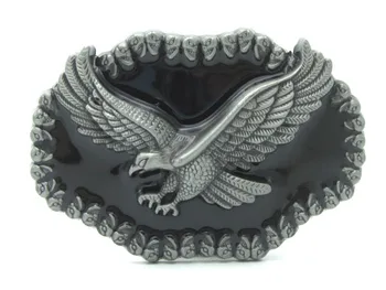

Flying Eagle Biker Skulls Around The Eagle Belt Buckle