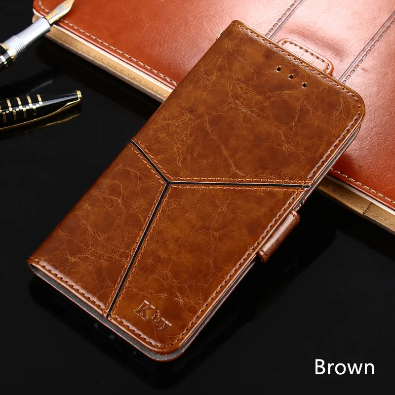 Для Xiaomi Redmi Note 5 Чехол K'TRY винтажный из искусственной кожи с силиконовой крышкой флип-Капа для Xiaomi Redmi Note 5 Pro Prime Cover 5,99 - Цвет: Brown