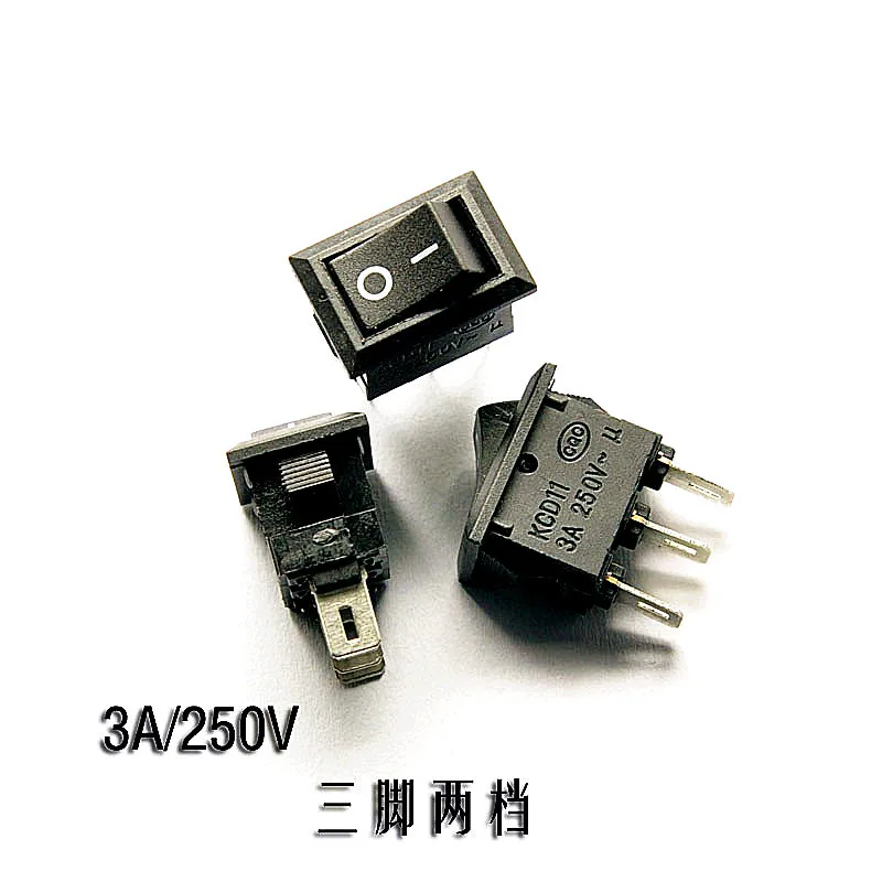 

Ship Type Switch Black 3 Foot 2 Archives Rocker Switch 15MM*10MM 3A/250V