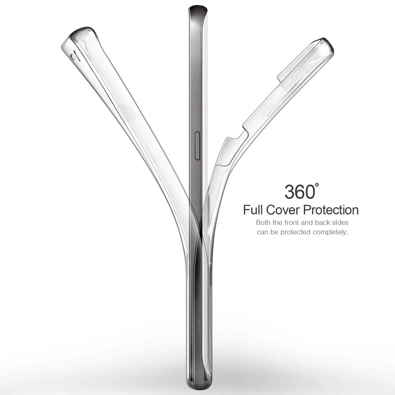 

No Dot NEW Design Full Body Case for Redmi 7A 5 Plus 6 6A Pro 7 Note 5A 6 7 5 360 Degree Protection Front Back Clear Soft Cover
