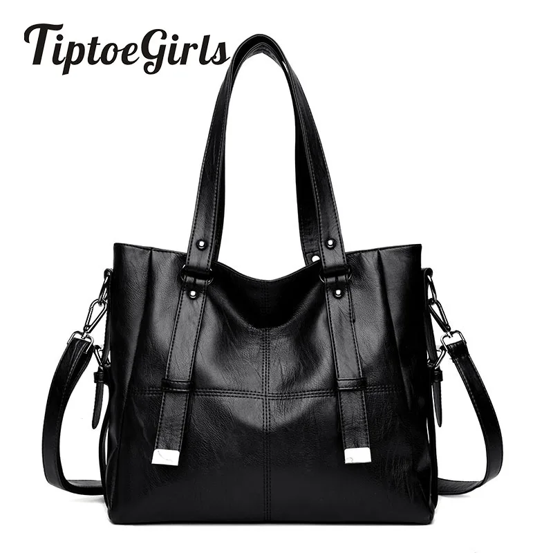 

Large-Capacity Soft Leather Shoulder Bag Fashion Bag Autumn and Winter New Practical Handbag Simple Messenger Messenger Bag