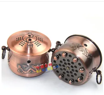 

Free Shipping Pressure Reducing Tank Moxibustion Apparatus Stove Ancient Copper Moxibustion Pot Moxibustion Fire Dragon Tank