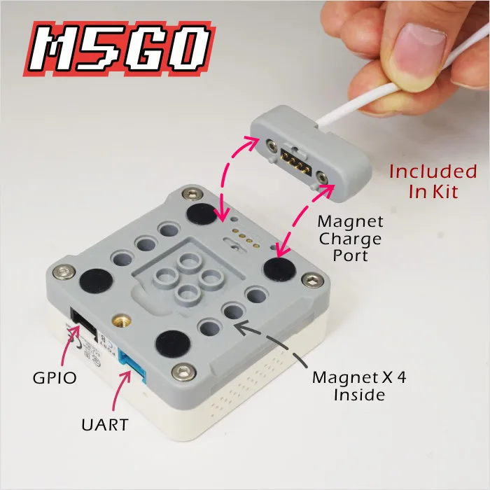 M5Go Iot стартовый комплект Esp32 для Arduino/микропитона Программирование разработки ИК микрофон 600 мАч батарея