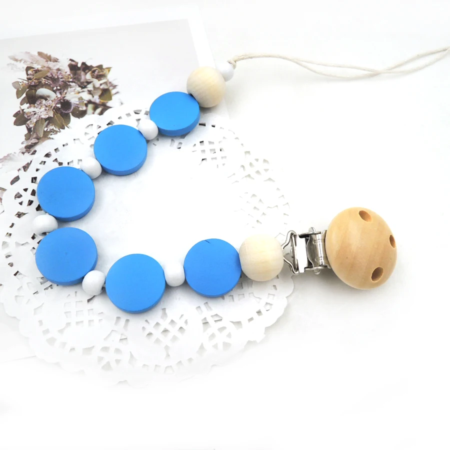 Плоские бусины для соски пустышки розовые синие и серые цвета|pacifier clips|pacifier clip