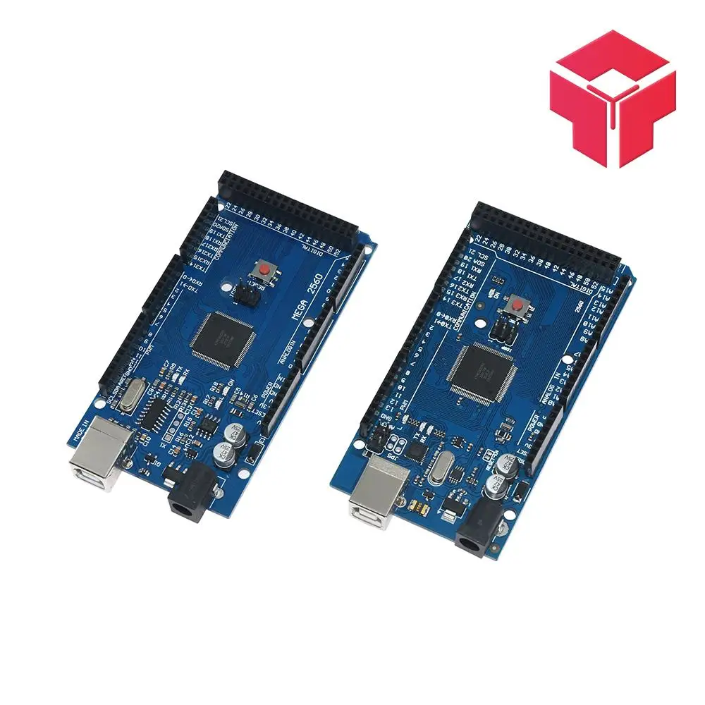 

Arduino MEGA 2560 R3 for arduino 2560 AT Mega2560 R3 REV3 ATmega2560-16AU CH340G Board ON USB Cable Compatible for Arduino New