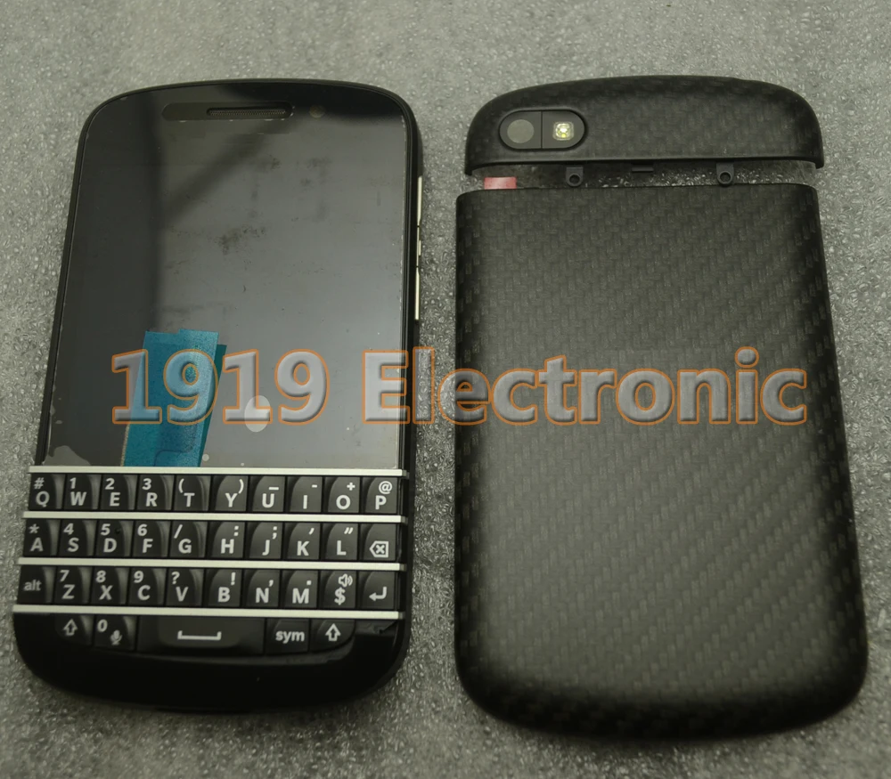 Черный Полный полный мобильный телефон Корпус чехол engllsh или клавиатура с русским шрифтом+ ЖК-дисплей Экран и цифровой преобразователь для BB BlackBerry Q10