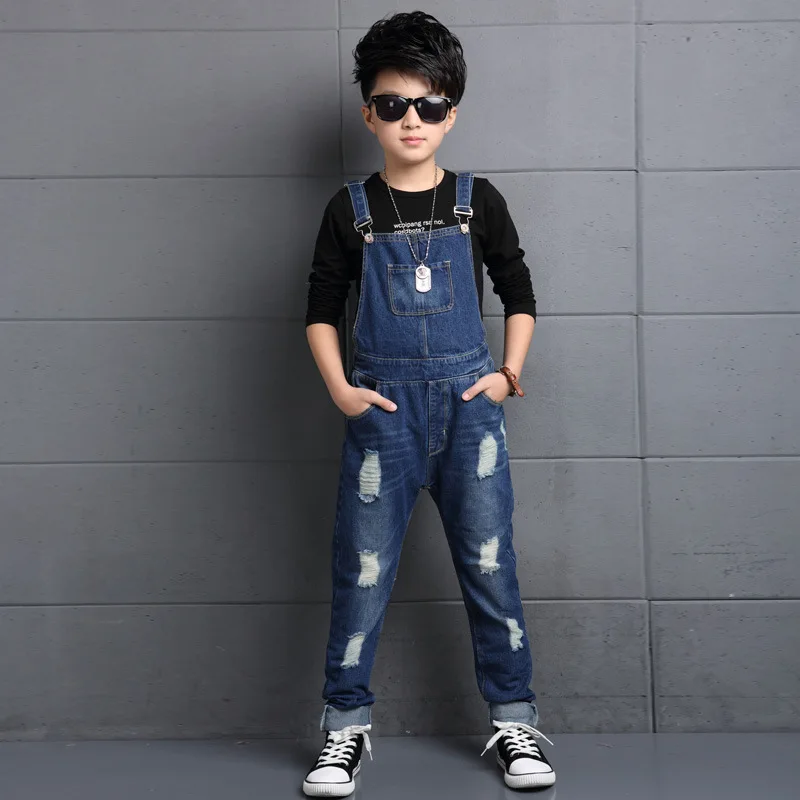 boys denim jumpsuit