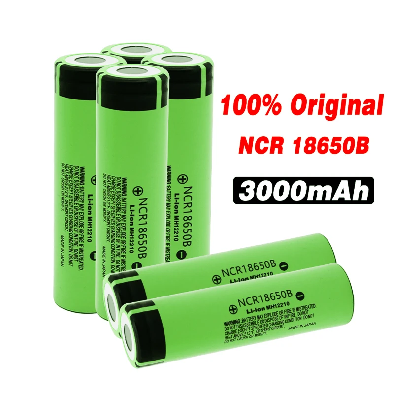 100% New Original NCR18650B 3.7 v 3400 mah 18650 Lithium Rechargeable Battery For Flashlight batteries Suitable for Panasonic |