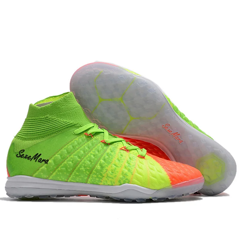 

Indoor Soccer Shoes Mens HypervenomX Proximo II DF TF Football Boots Turf Soccer Cleats Adulto Chuteira Futebol Original