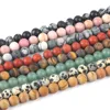 4 6 8 10mm Natural Stone Beads Matte Lava Tiger Eye Onxy Agates Round Loose Beads for Jewelry Making DIY Bracelet Necklace ► Photo 3/6