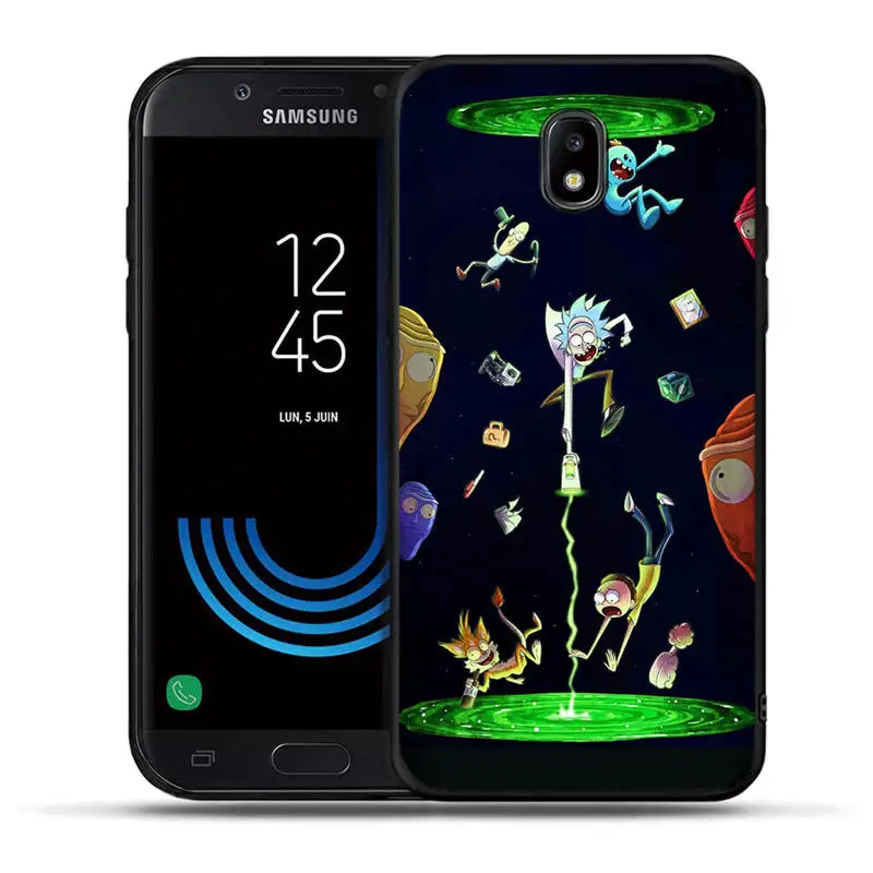 Забавный чехол Rick and Morty из аниме ТПУ для Samsung Galaxy J3 J5 J7 J2 Prime G530 j4 J6 Plus силиконовый чехол