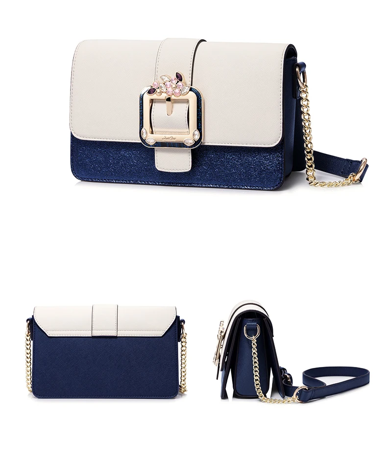 Just star women leather messenger bag 14