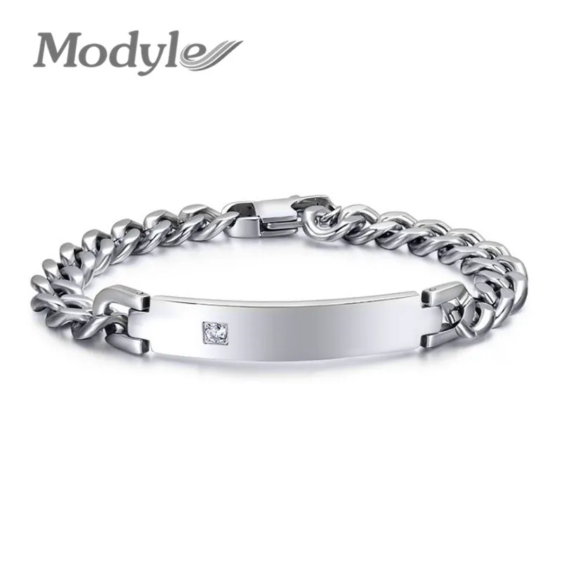 Mostyle продвижение ручной работы из нержавеющей стали id браслеты браслет мужские ювелирные изделия Высокое качество пара ювелирных изделий