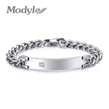 Mostyle продвижение ручной работы из нержавеющей стали id браслеты браслет мужские ювелирные изделия Высокое качество пара ювелирных изделий